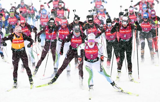 Russia Biathlon Cup Women Mass Start