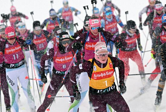 Russia Biathlon Cup Women Mass Start