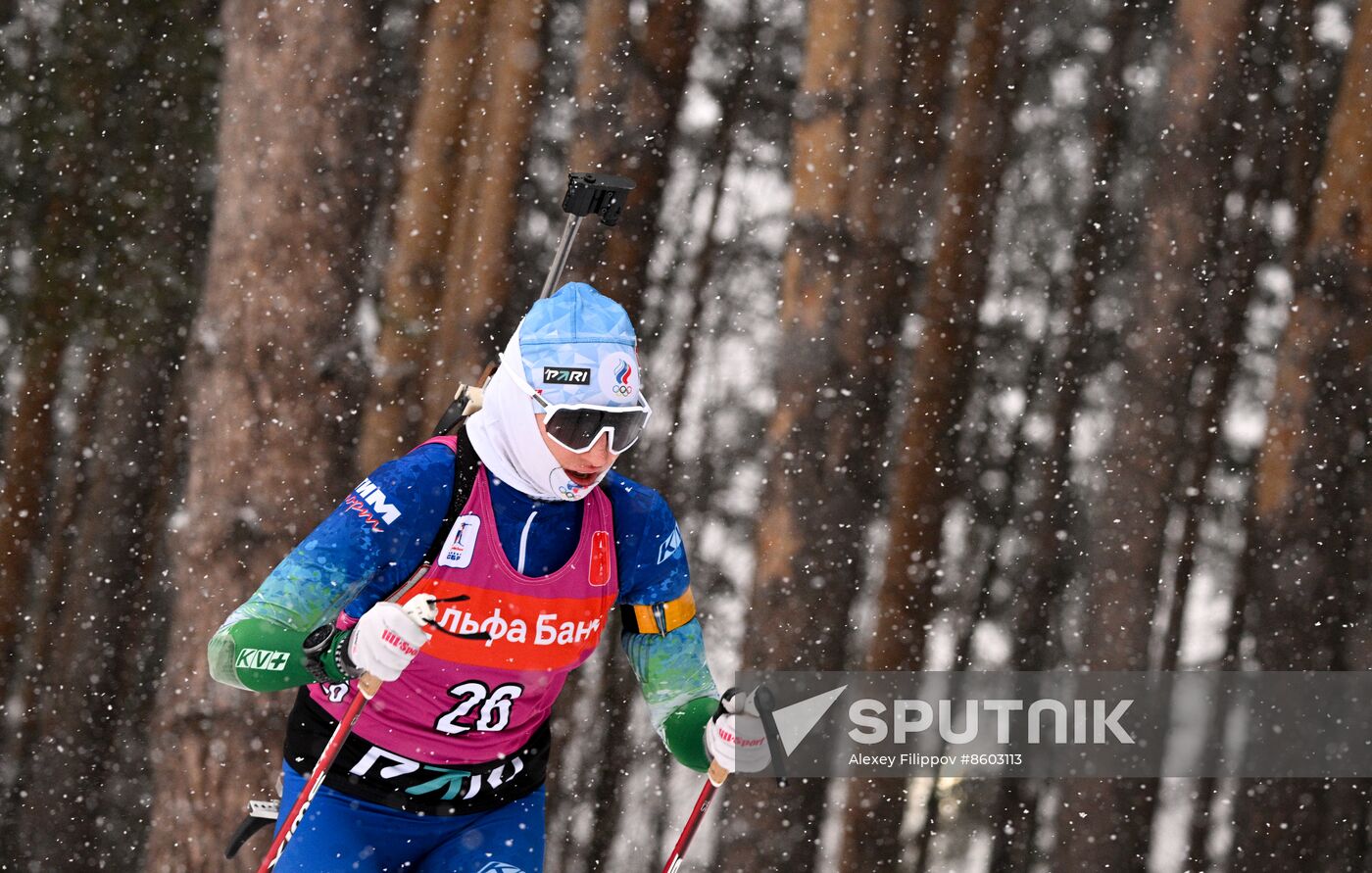 Russia Biathlon Cup Women Mass Start