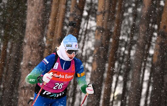 Russia Biathlon Cup Women Mass Start