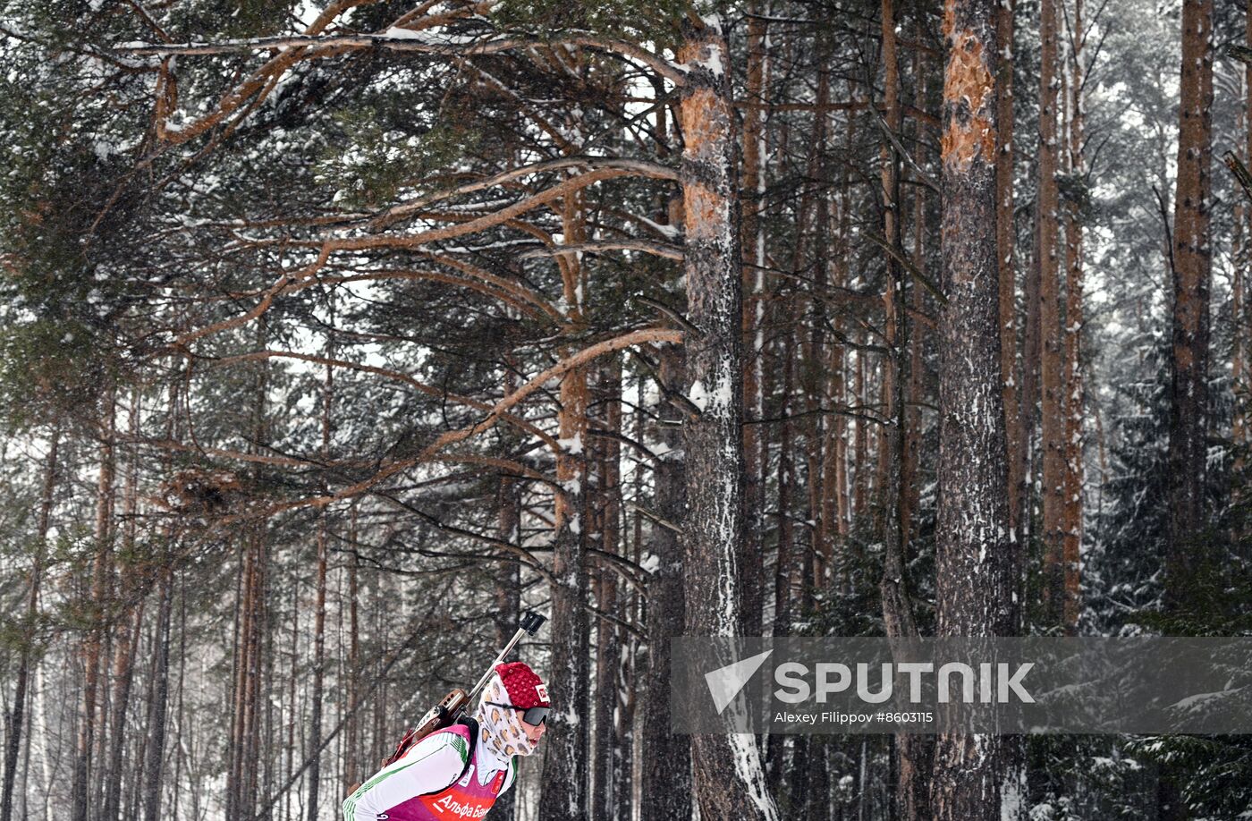 Russia Biathlon Cup Women Mass Start