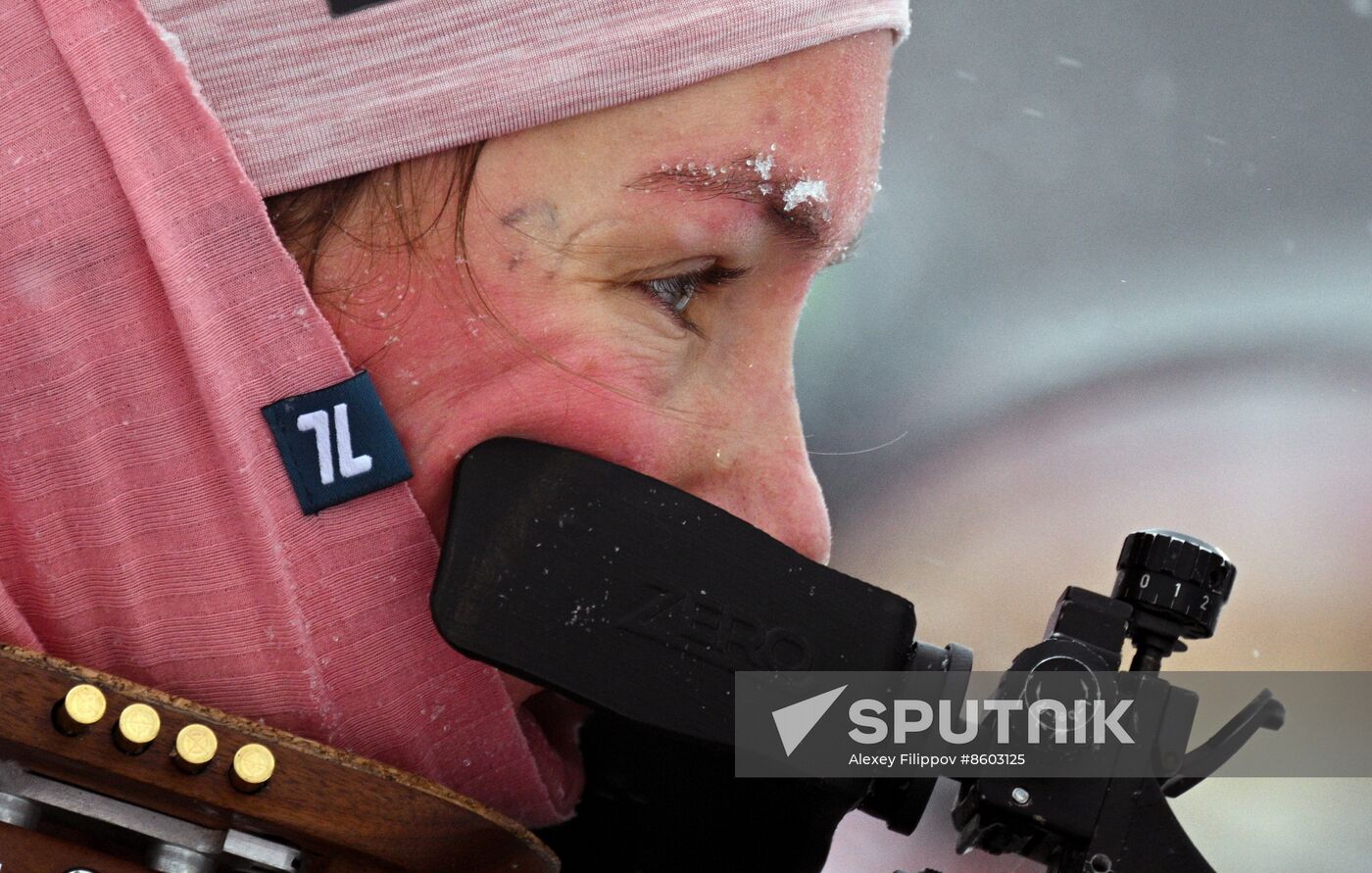Russia Biathlon Cup Women Mass Start
