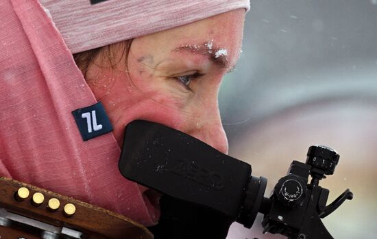 Russia Biathlon Cup Women Mass Start