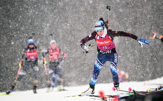 Russia Biathlon Cup Women Mass Start