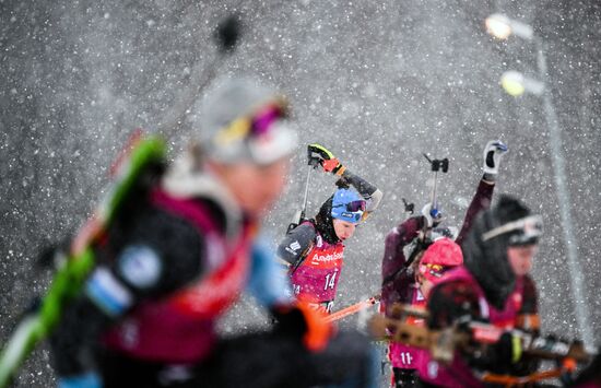 Russia Biathlon Cup Women Mass Start