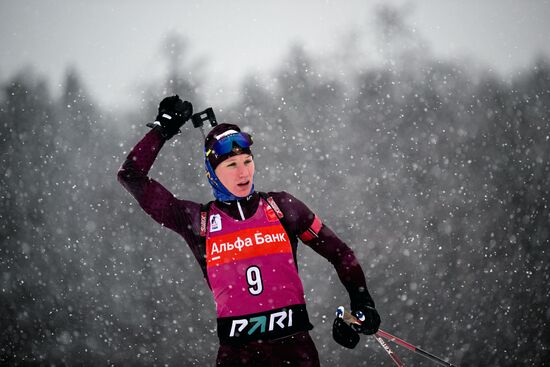 Russia Biathlon Cup Women Mass Start