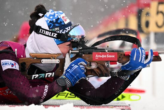 Russia Biathlon Cup Women Mass Start