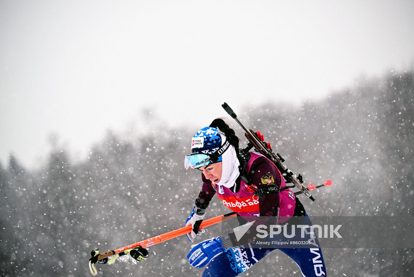 Russia Biathlon Cup Women Mass Start