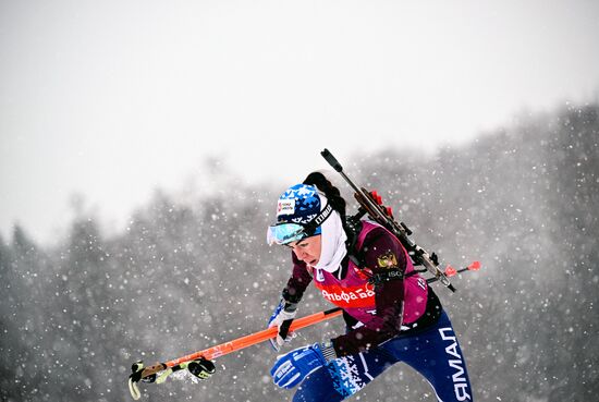 Russia Biathlon Cup Women Mass Start