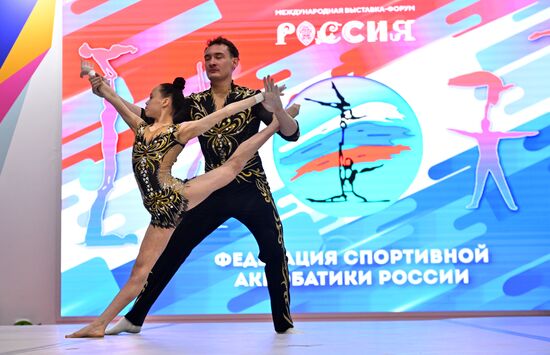 RUSSIA EXPO. Exhibition show by Acrobatic Gymnastics Federation