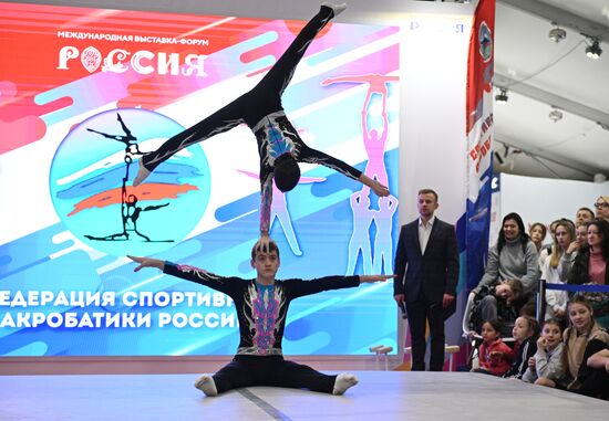RUSSIA EXPO. Exhibition show by Acrobatic Gymnastics Federation