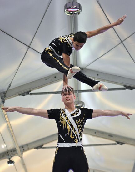 RUSSIA EXPO. Exhibition show by Acrobatic Gymnastics Federation