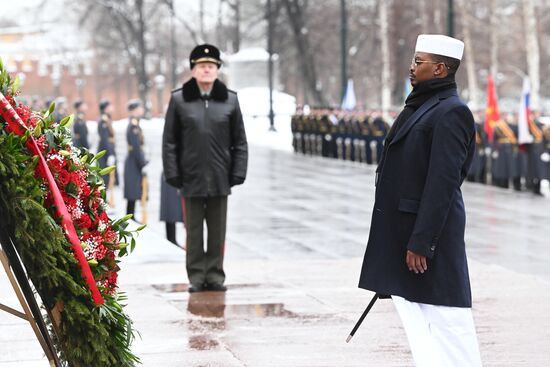 Russia Chad Wreath Laying