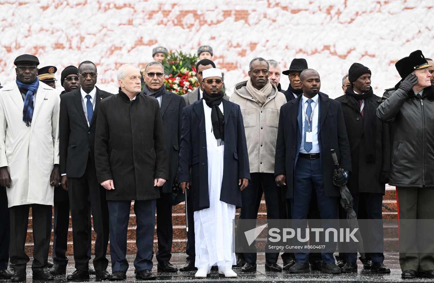 Russia Chad Wreath Laying