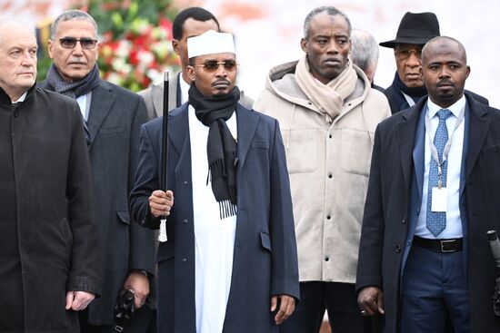 Russia Chad Wreath Laying