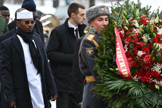 Russia Chad Wreath Laying