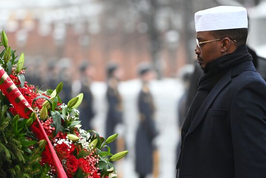 Russia Chad Wreath Laying