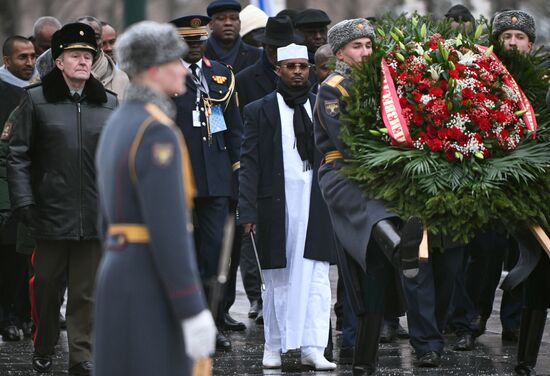 Russia Chad Wreath Laying