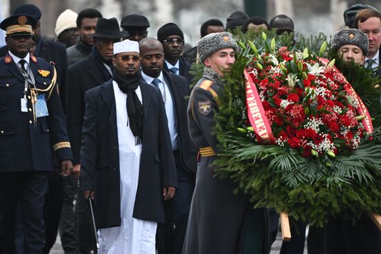 Russia Chad Wreath Laying