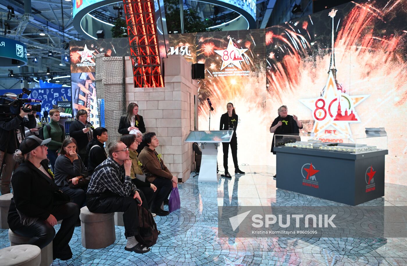RUSSIA EXPO. Opening heroic week at St. Petersburg stand