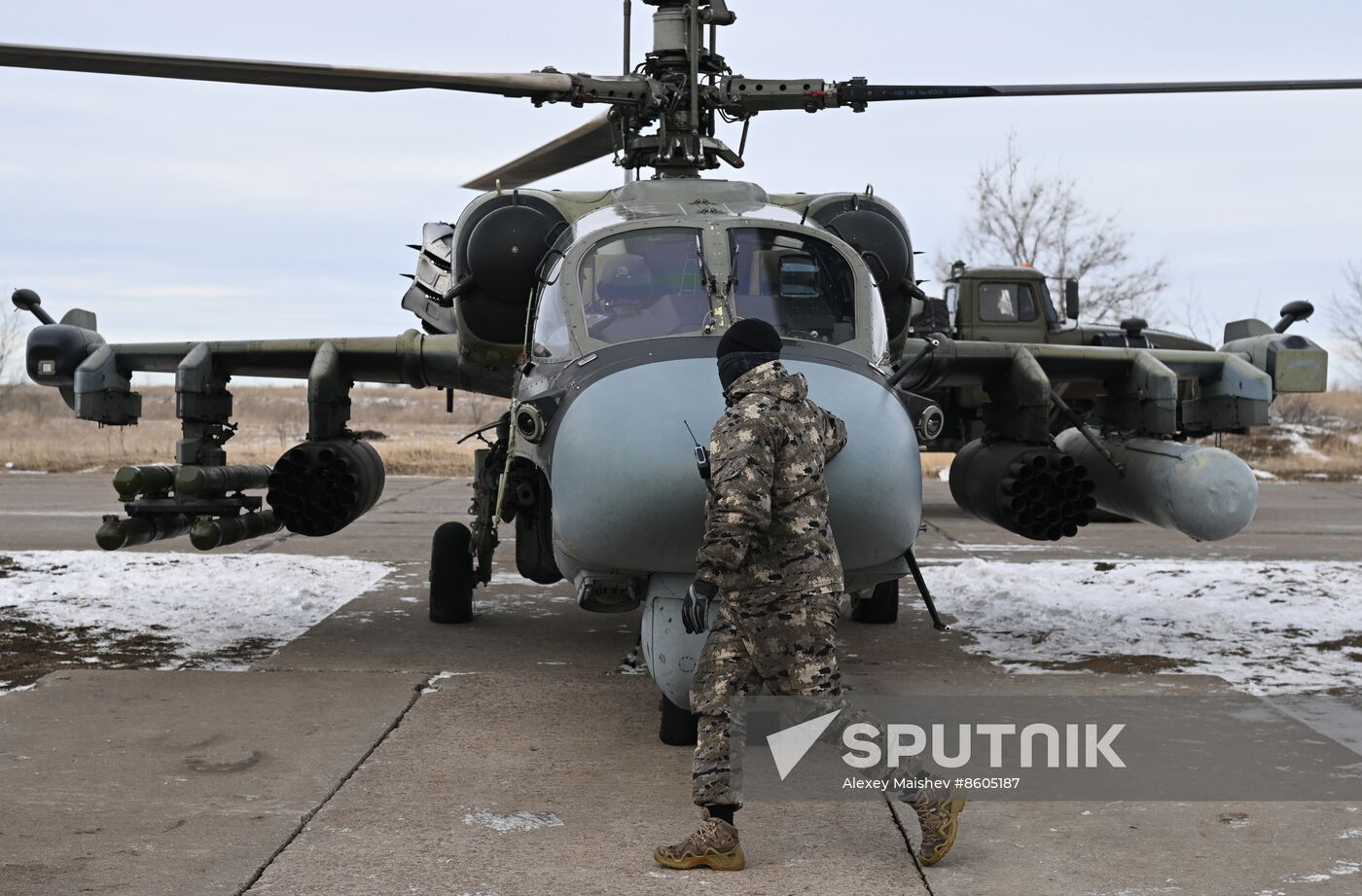 Russia Ukraine Military Operation Helicopters