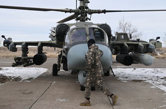 Russia Ukraine Military Operation Helicopters