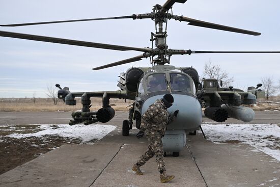 Russia Ukraine Military Operation Helicopters