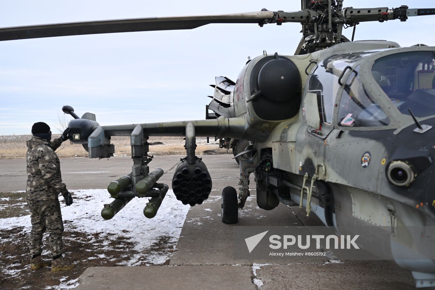 Russia Ukraine Military Operation Helicopters