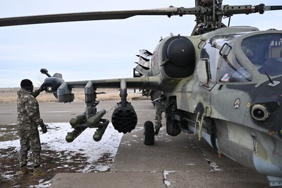Russia Ukraine Military Operation Helicopters