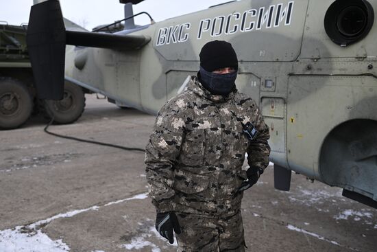 Russia Ukraine Military Operation Helicopters