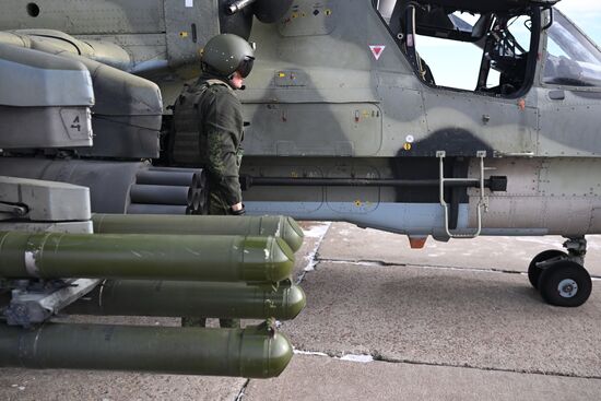 Russia Ukraine Military Operation Helicopters