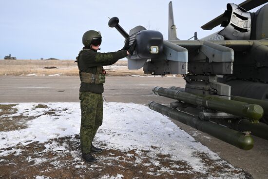 Russia Ukraine Military Operation Helicopters