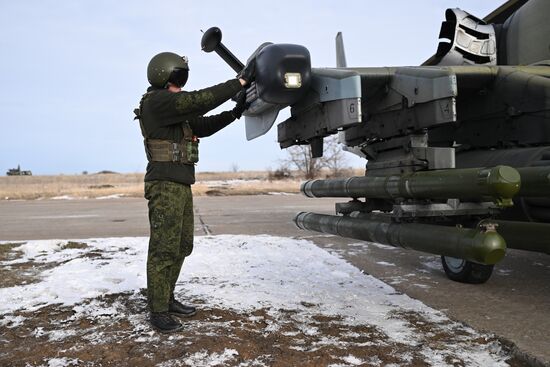 Russia Ukraine Military Operation Helicopters