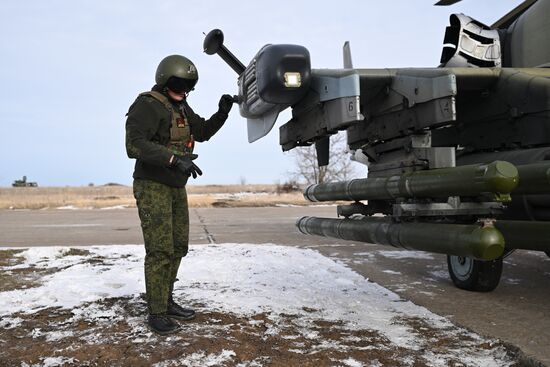 Russia Ukraine Military Operation Helicopters