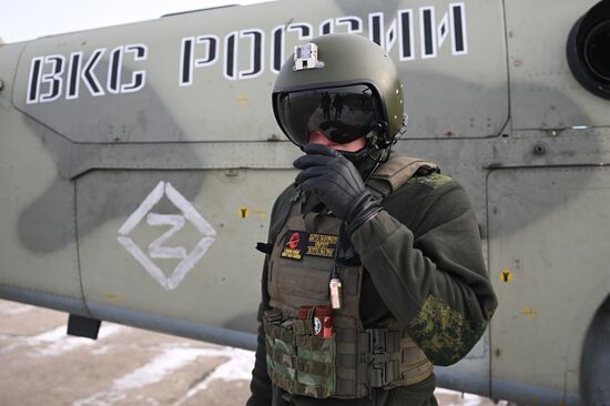 Russia Ukraine Military Operation Helicopters
