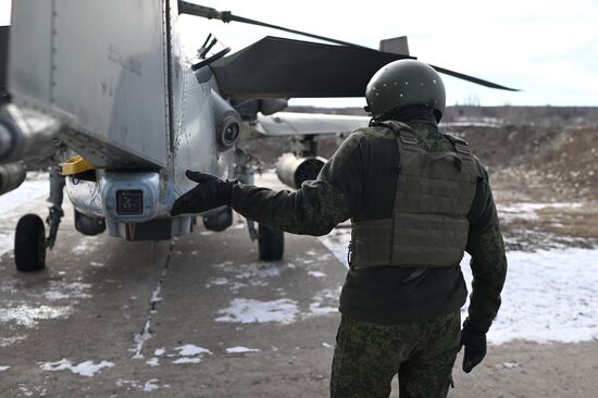 Russia Ukraine Military Operation Helicopters