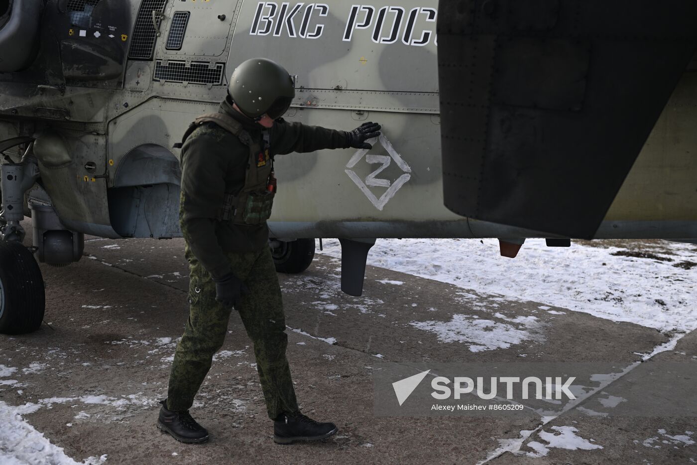 Russia Ukraine Military Operation Helicopters