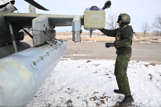 Russia Ukraine Military Operation Helicopters