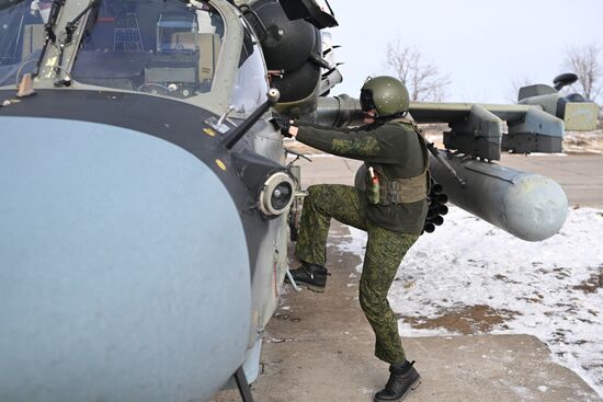Russia Ukraine Military Operation Helicopters