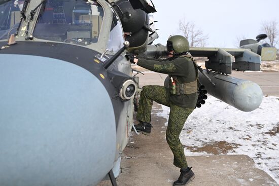 Russia Ukraine Military Operation Helicopters