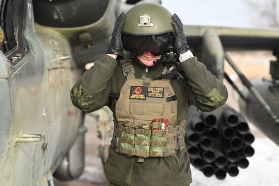 Russia Ukraine Military Operation Helicopters