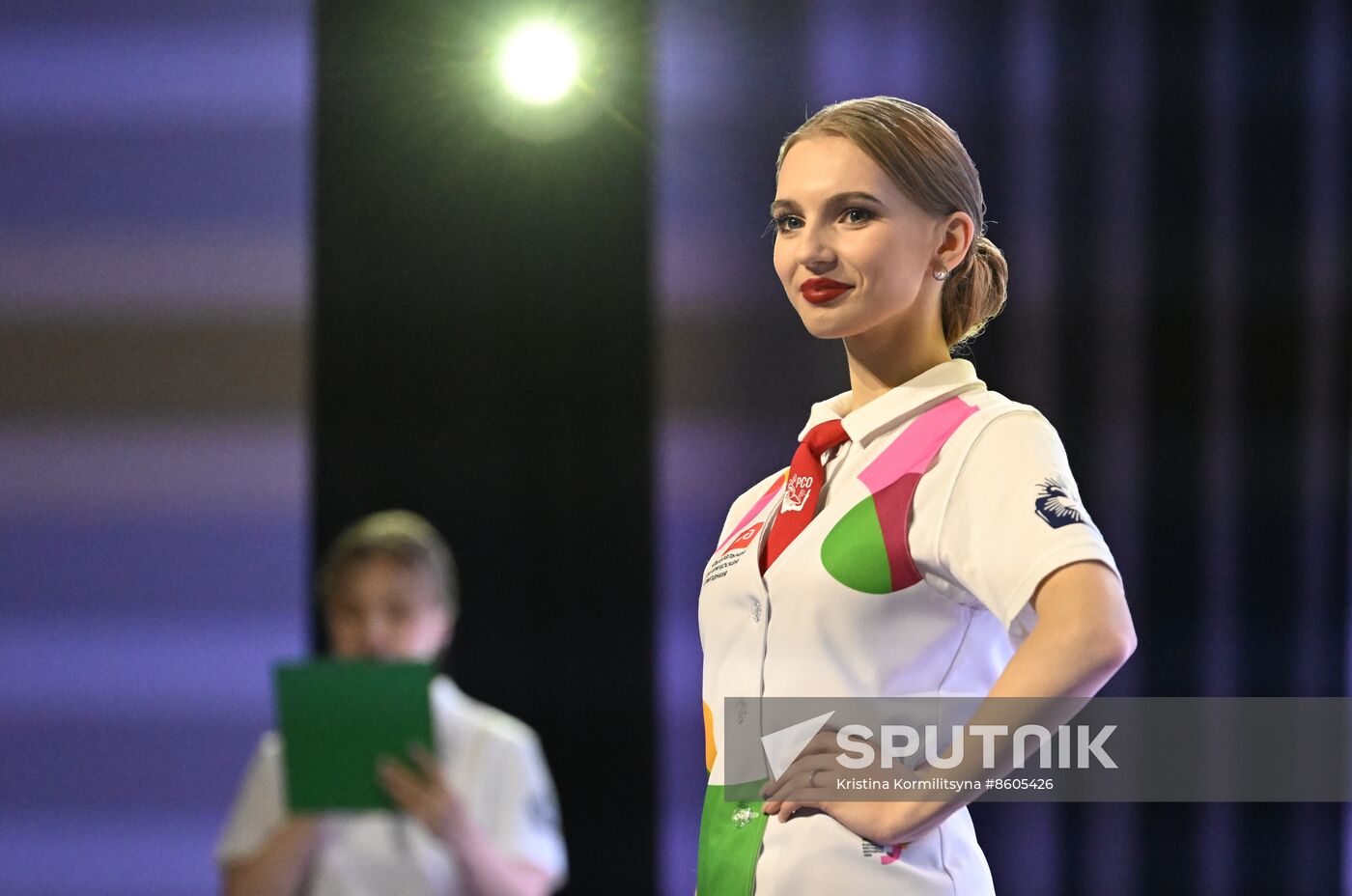 RUSSIA EXPO. Presentation of guide uniforms for World Youth Festival