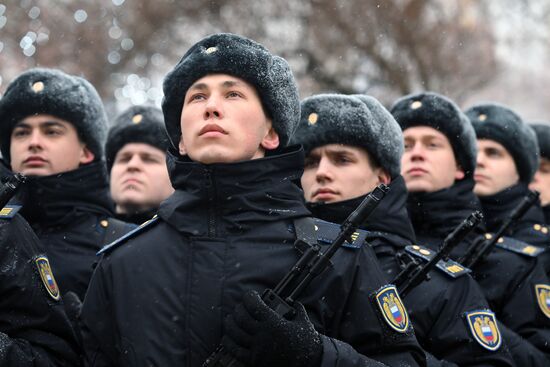 Russia Presidential Regiment Oath Taking