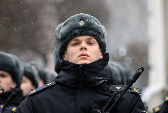 Russia Presidential Regiment Oath Taking