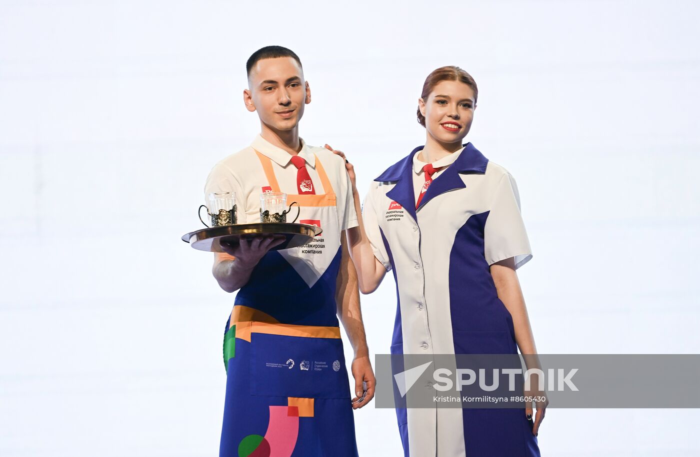 RUSSIA EXPO. Presentation of guide uniforms for World Youth Festival