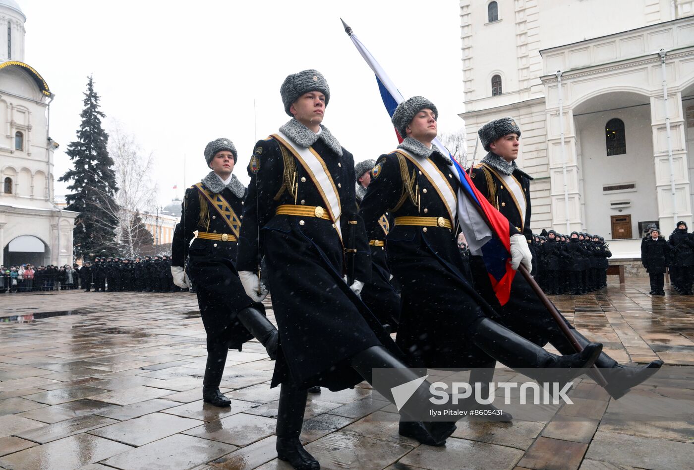 Russia Presidential Regiment Oath Taking