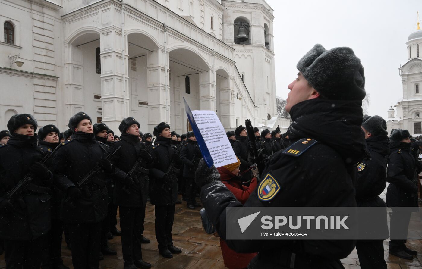 Russia Presidential Regiment Oath Taking