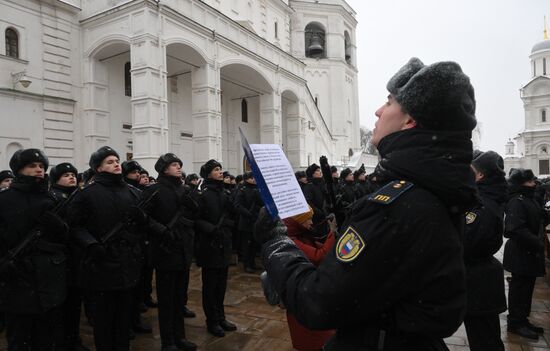 Russia Presidential Regiment Oath Taking