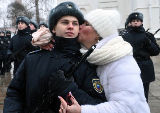 Russia Presidential Regiment Oath Taking