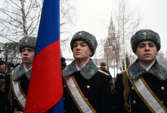 Russia Presidential Regiment Oath Taking